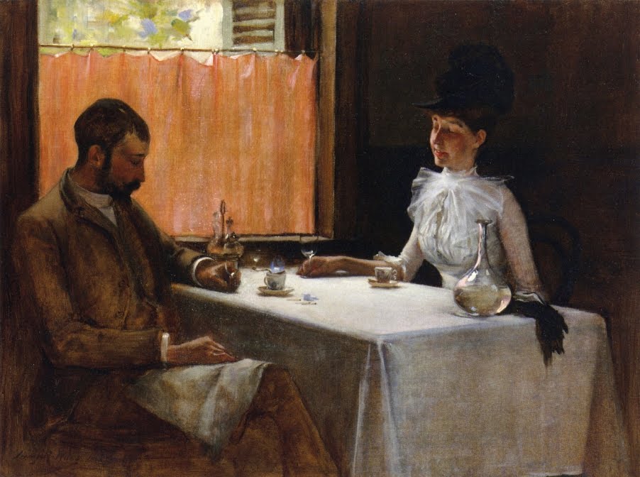 The Loiterers by Irving Ramsey Wiles, 1887